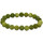 Montres & Bijoux Bracelets Phoenix Import Bracelet élastique perles de Jade Xinyi Vert