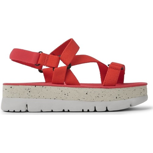 Sandales et Nu-pieds Camper Sandales ORUGA UP rouge - Chaussures Sandale Femme 115 