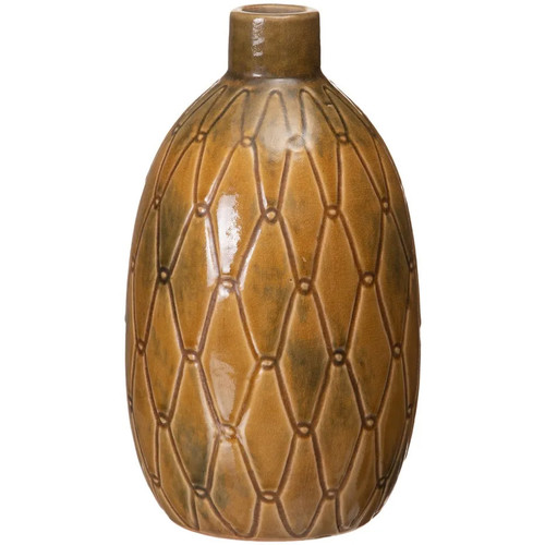 Boîte à Clefs Vitrée Motif Vases / caches pots d'intérieur Ixia Grand Vase moutarde patiné Jaune