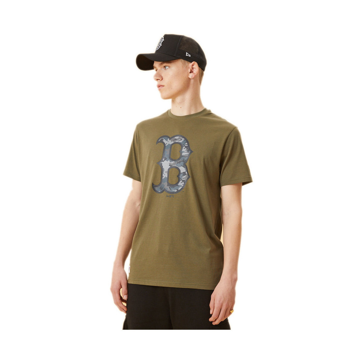 Vêtements Homme T-shirts & Polos New-Era MLB SEASONAL INFILL BOSRED Vert