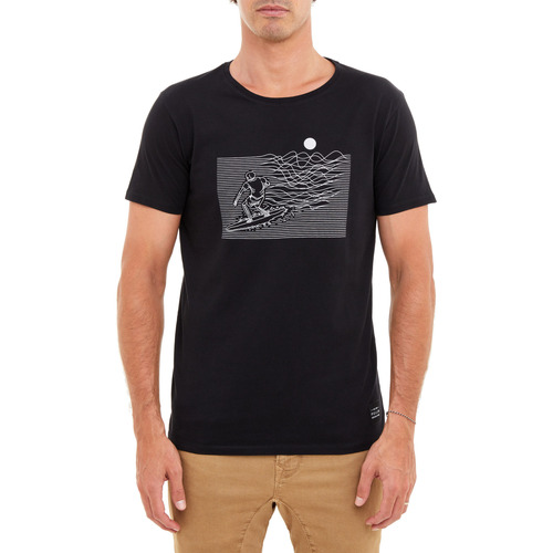 Vêtements Homme Kennel + Schmeng Pullin T-shirt  JOYSURFBLA Noir