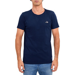Vêtements Homme T-shirts Bird courtes Pullin T-shirt  PATCHFISHN BLEU