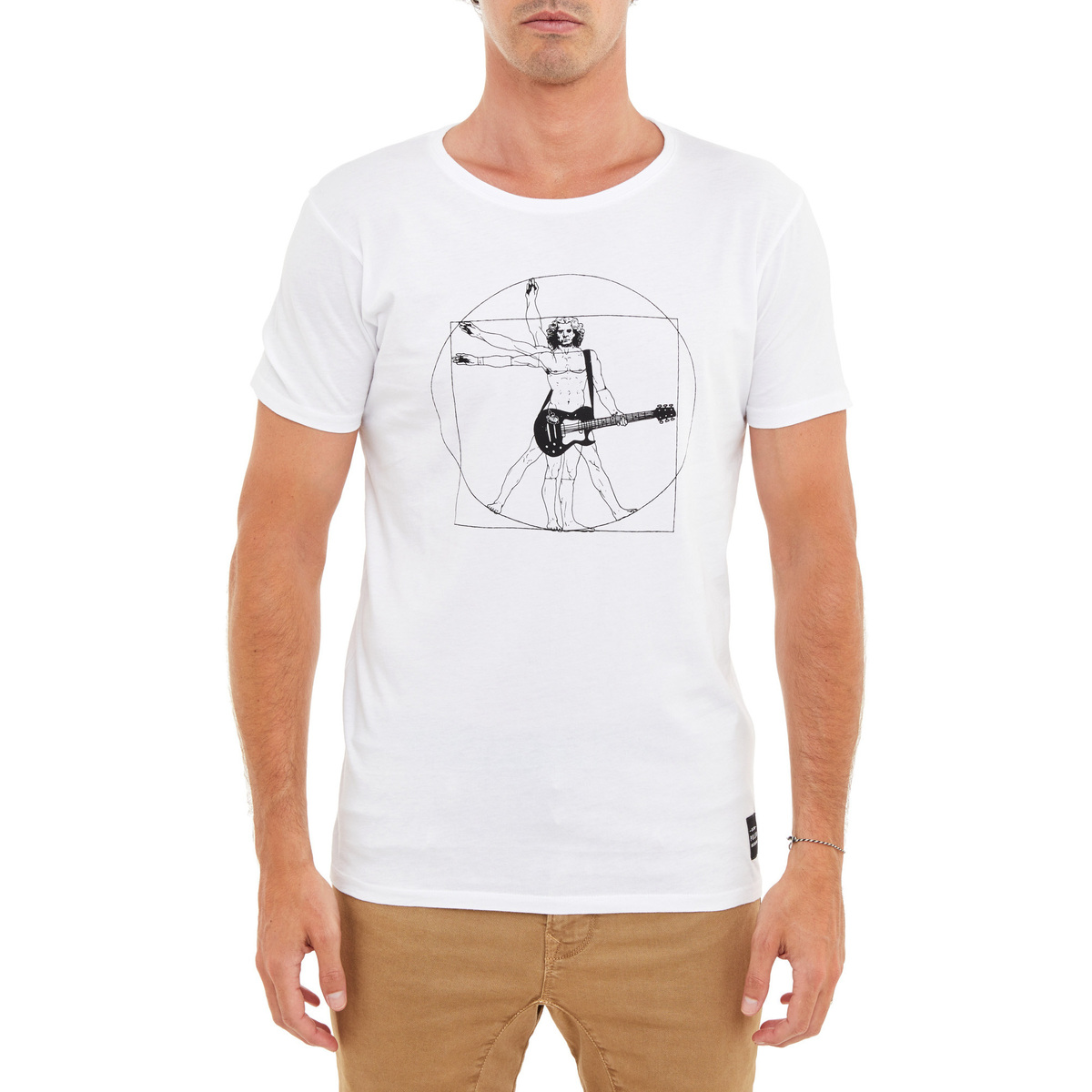 Vêtements Homme T-shirts & Polos Pullin T-shirt  DAVINCIWHT Blanc