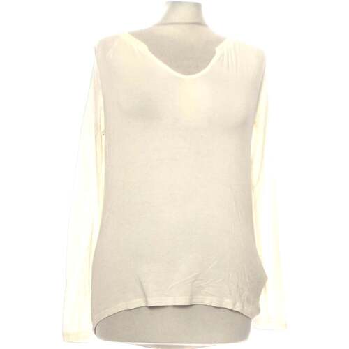Vêtements Femme Parures de lit Breal top manches longues  38 - T2 - M Blanc Blanc