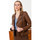 Vêtements Femme Vestes en cuir / synthétiques Oakwood LISA 6 COGNAC 507 Marron