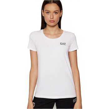 Vêtements Femme T-shirts & Polos Emporio Armani EA7 6KTT18 TJ12Z Blanc