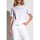 Vêtements Femme T-shirts & Polos Emporio Armani EA7 6KTT01 TJAQZ Blanc