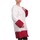 Vêtements Vestes en cuir / synthétiques Milpau Larissa Blanc et Rouge Blanc