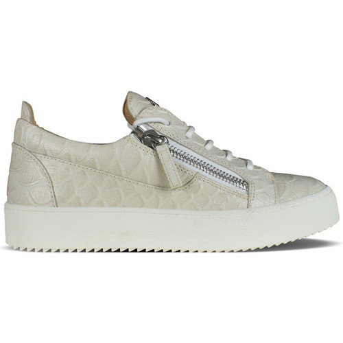 Giuseppe Zanotti Sneakers Frankie Blanc - Chaussures Botte Homme 424,75 €
