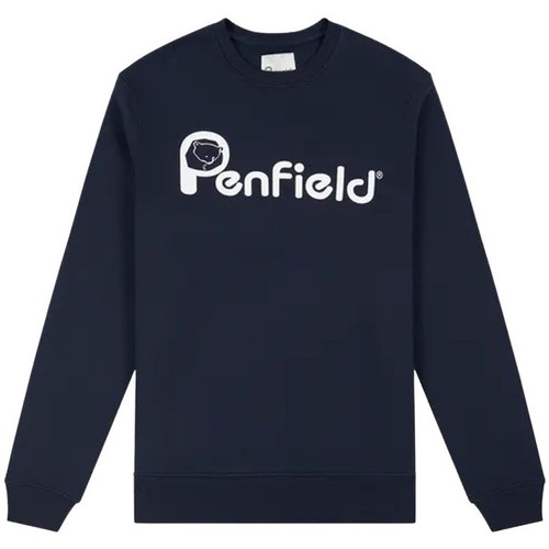Vêtements Homme Sweats Penfield Sweatshirt centralt Bear Chest Print Bleu