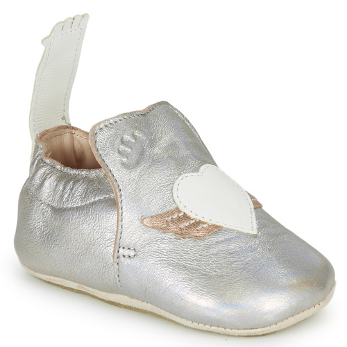 Chaussures Enfant Ballerines / babies Easy Peasy MY BLUBLU AILE Argenté