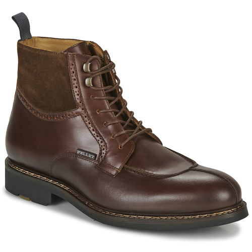 Chaussures Homme Boots Pellet ROLAND VEAU PULL UP BROWN