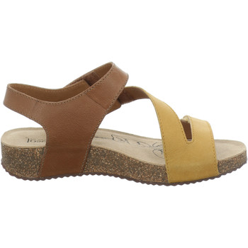 Chaussures Femme Sandales et Nu-pieds Josef Seibel Damen-Sandale Tonga 67, gelb-kombi Jaune