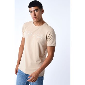 Vêtements Homme T-shirts manches courtes Project X Paris Tee Shirt 1910076 Beige