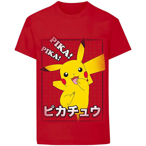 Vêtements Enfant T-shirts manches courtes Pokemon HE705 Rouge