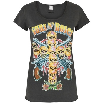 Vêtements Femme T-shirts manches longues Amplified Skull Cross Multicolore