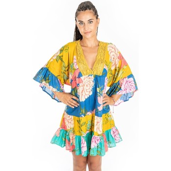 Vêtements Femme Robes courtes Isla Bonita By Sigris Robe Courte Multicolor