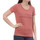 Vêtements Femme Girl's Crop Crew Neck Printed Short Sleeve T-Shirt Shorts Set LEE-009429 Rose