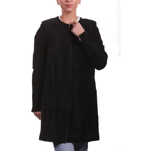 Vêtements Vestes en cuir / synthétiques Milpau Eva Noir Noir