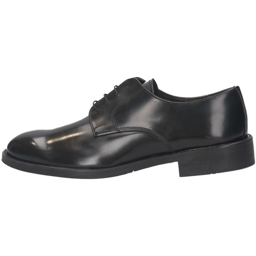 Chaussures Homme Derbies Made In Italia 2642 Derby homme Bottom en cuir noir Noir