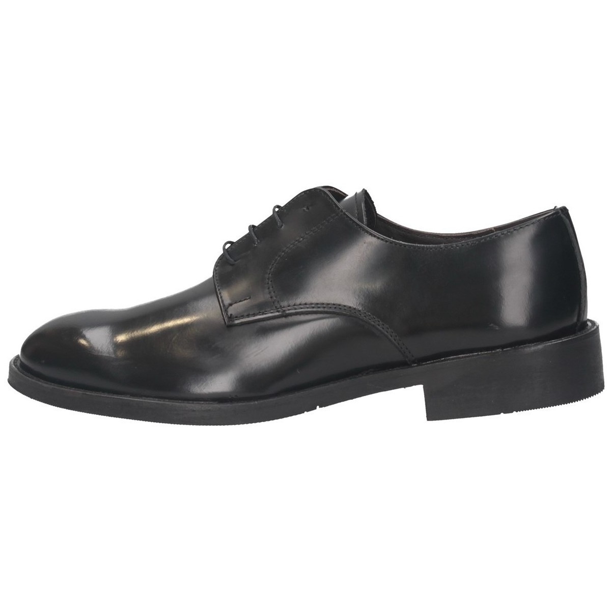 Chaussures Homme Derbies Made In Italia 2642 Derby homme Bottom en cuir noir Noir