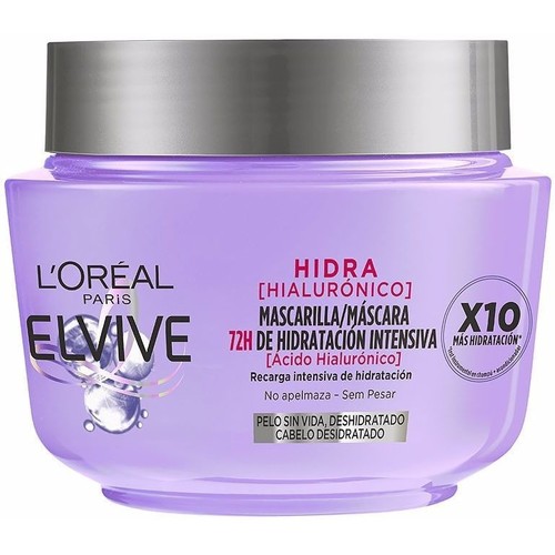 Beauté Soins & Après-shampooing L'oréal Elvive Hidra Hialurónico Mascarilla 72h Hidratación 