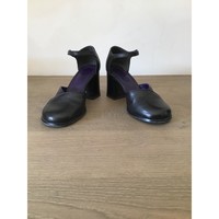 Chaussures Femme Ballerines / babies Sans marque Babies cuir noire et violette Noir