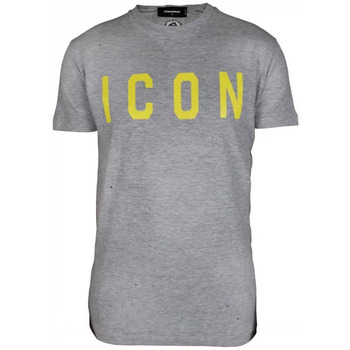 Vêtements Homme Lustres / suspensions et plafonniers Dsquared T-shirt ICON Gris