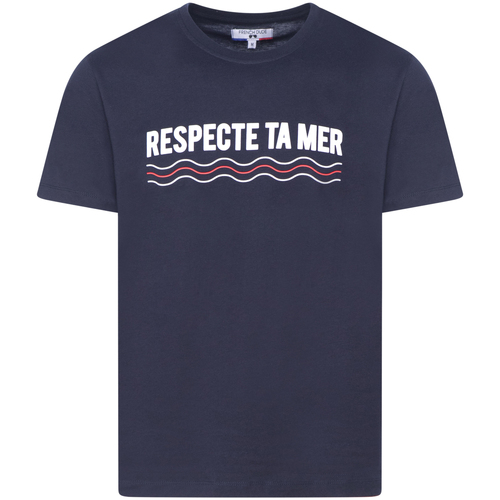 Vêtements Homme T-shirts & Polos French Dude T-shirt coton biologique Bleu