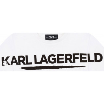 Vêtements Enfant T-shirts & Polos Karl Lagerfeld Tee shirt junior  blanc  Z25336/10B Blanc