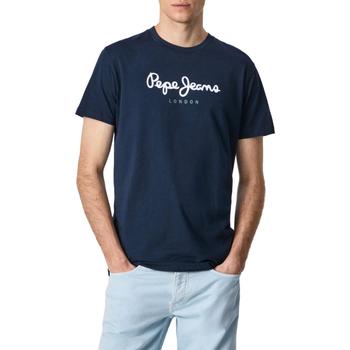 Vêtements Homme T-shirts manches courtes Pepe jeans Roman Bleu