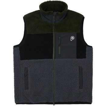 Vêtements Homme Manteaux Penfield Gilet zippée  bear colour block borg thru gris/noir/vert