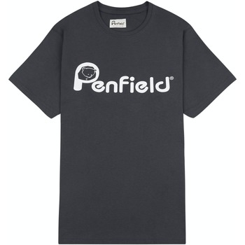 Vêtements Homme T-shirts manches courtes Penfield T-shirt  Bear Chest Print gris foncé