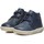 Chaussures Fille Bottines Falcotto Chaussures à lacets en nappa brossé CONTE Bleu