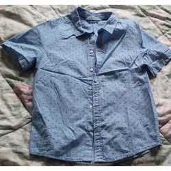 Vêtements Garçon Chemises manches courtes H&M Chemise enfant Bleu