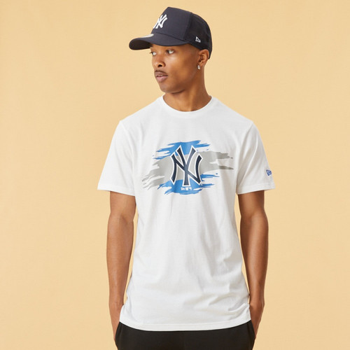 Vêtements T-shirts perforated manches courtes New-Era T-Shirt MLB New York Yankees N Multicolore