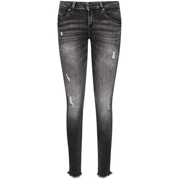 Vêtements Femme Print Jeans slim Guess W0BA99 D466B Gris