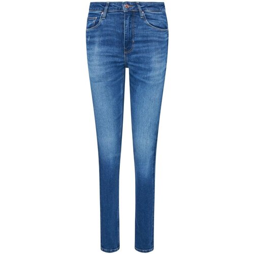 Vêtements Femme Print Jeans slim Guess W1RA26 D4AO3 Bleu