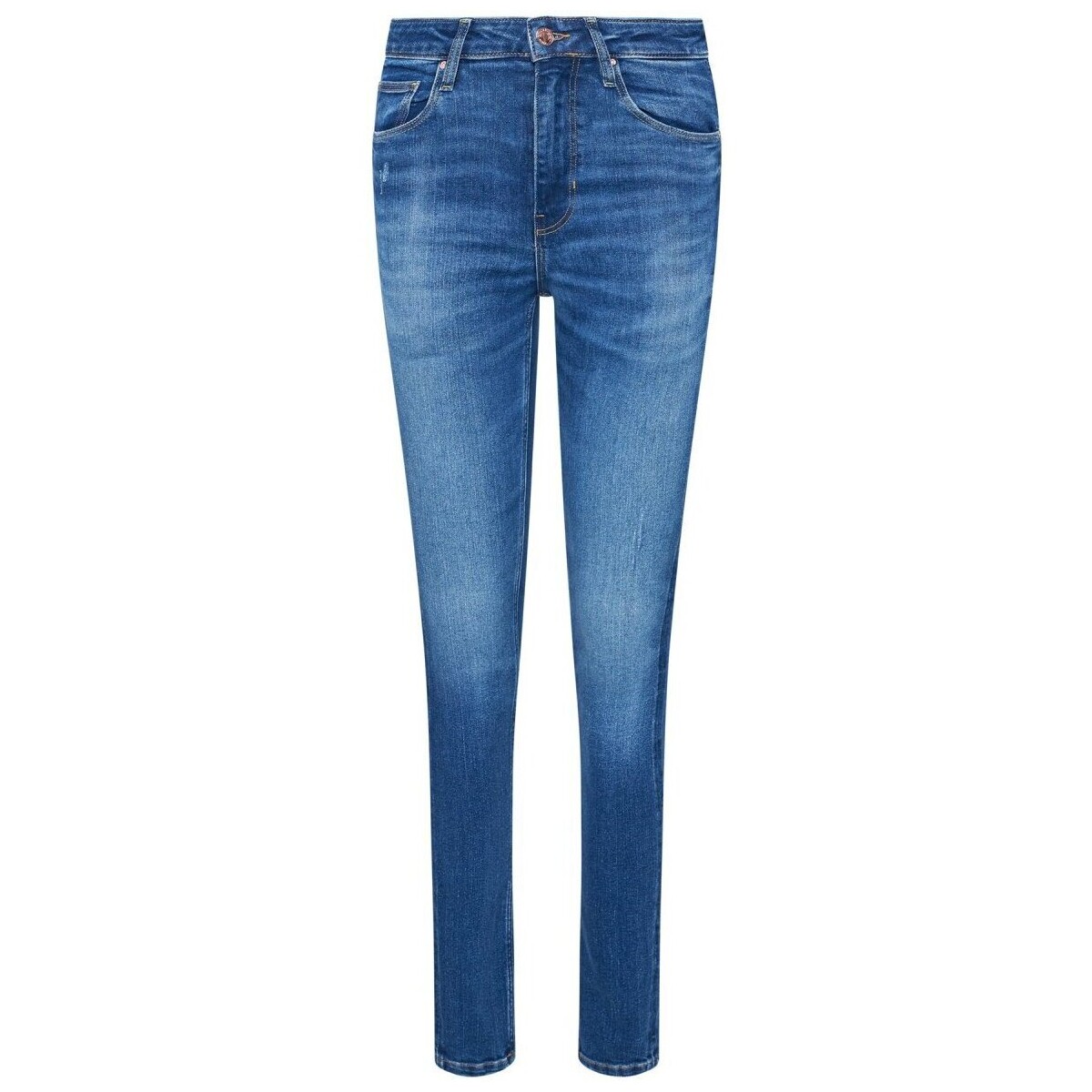 Vêtements Femme Jeans slim Guess W1RA26 D4AO3 Bleu