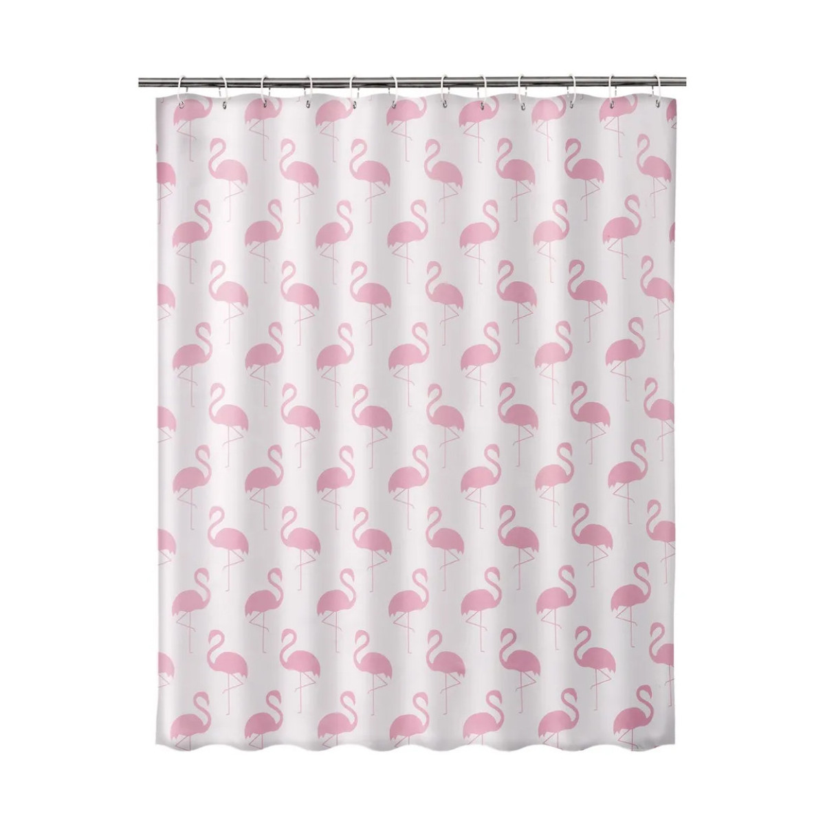 Ajouter aux préférés Rideaux / stores Unimasa Rideau de douche Flamingo Blanc