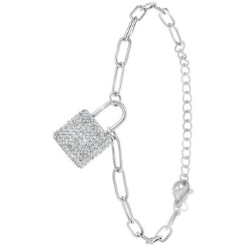 Oscar De La Rent Femme Bracelets Sc Crystal B3181-ARGENT Argenté
