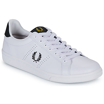 Chaussures Homme Baskets basses Fred Perry B721 LEATHER Blanc / Marine