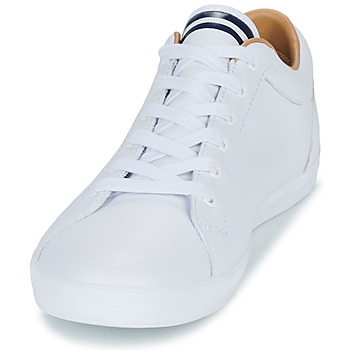 Fred Perry BASELINE LEATHER Blanc / Marine