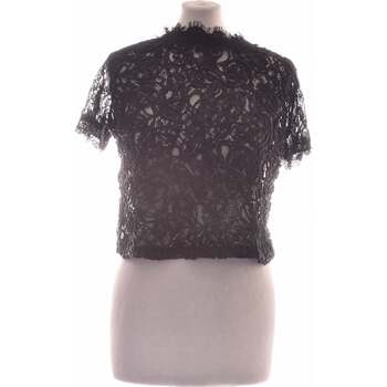 Vêtements Femme T-shirts & Polos Zara top manches courtes  38 - T2 - M Noir Noir