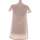 Vêtements Femme Robes courtes Pull And Bear Robe Courte  36 - T1 - S Beige
