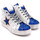 Chaussures Fille Baskets mode Reqin's rosane mix nap/glitt Bleu