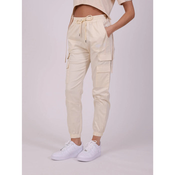 Vêtements Femme Pantalons Aris Life 3 4 Cargo Jacket Mujer Pantalon F224180 Blanc