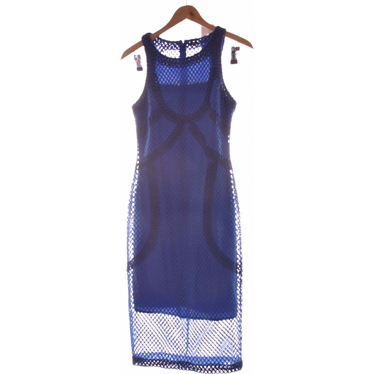 Vêtements Femme Confirmer mot de passe robe mi-longue  34 - T0 - XS Bleu Bleu