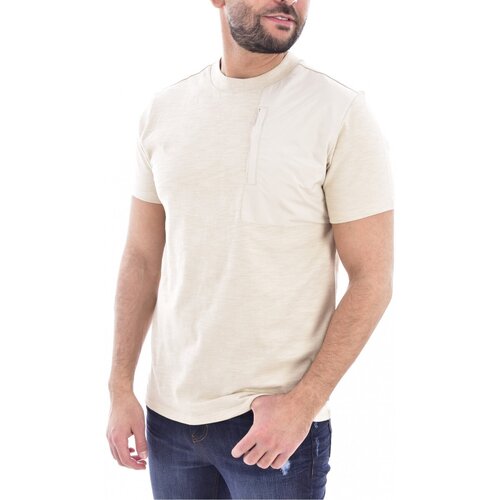 Vêtements Homme T-shirts manches courtes Guess M1GP18 RA7O0 Beige