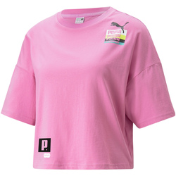 Vêtements Femme T-shirts manches courtes Puma 534350 Rose